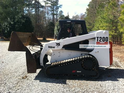 2002 bobcat t200 skid steer weight|bobcat t200 for sale.